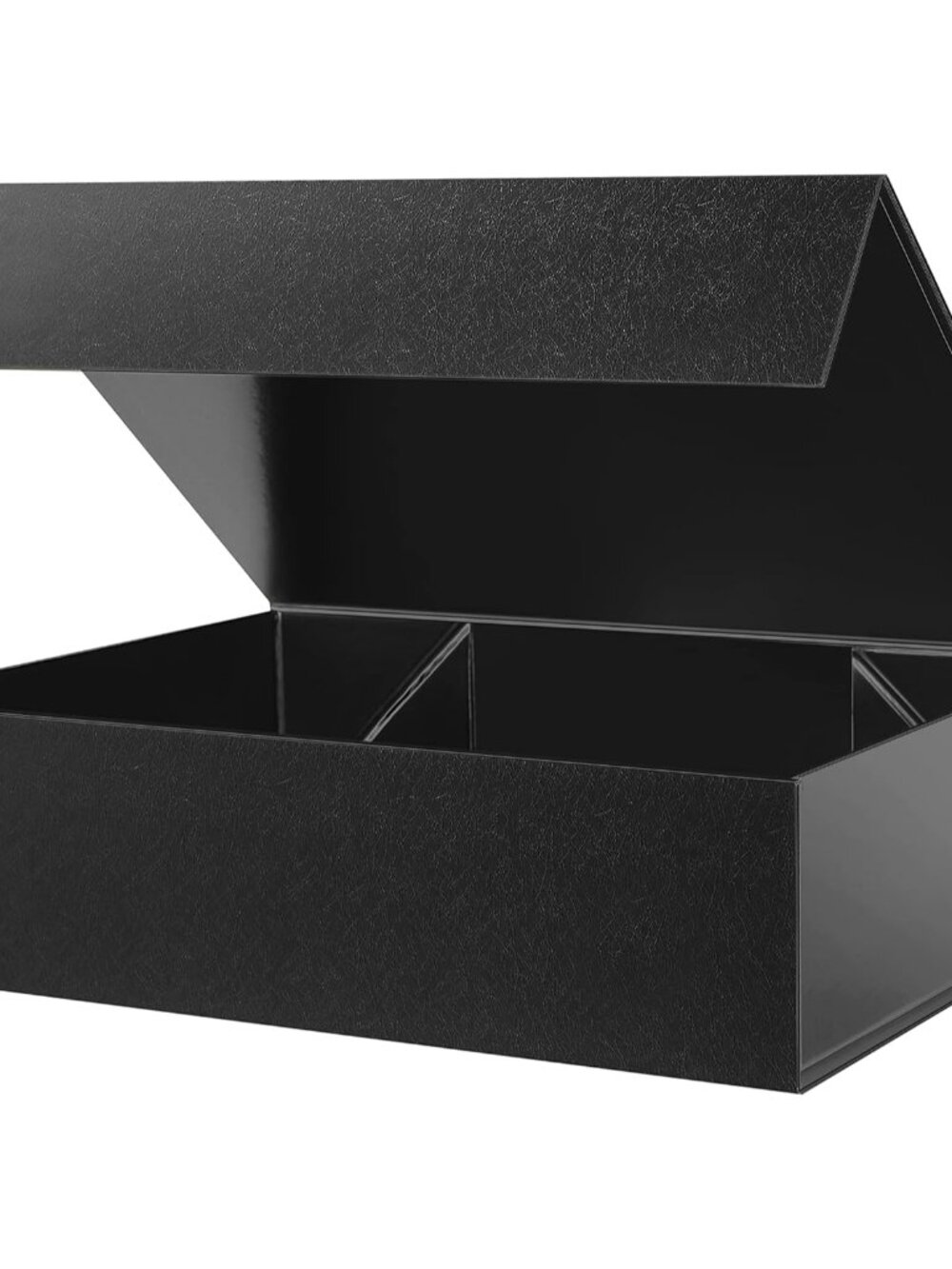 Large Gift Box 13.5x10x3.5 Inches, Black Gift Box with Magnetic Lid